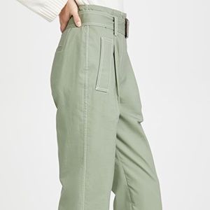 Jonathan Simkhai Green Utility Pants